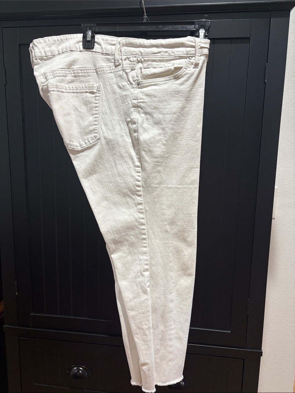 Jessica Simpson White Straight Leg Jeans